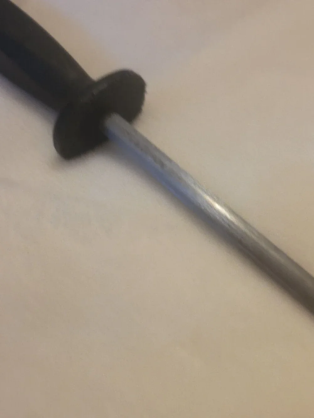 F Dick Knife Honing Steel with Black Handle Made In Germany